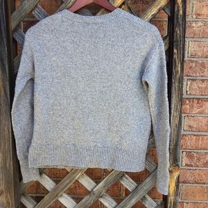 GAP Soft Gray Scoop Neck Sweater